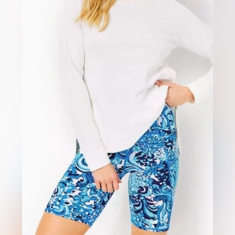Lilly Pulitzer South Beach High Rise Bike Shorts